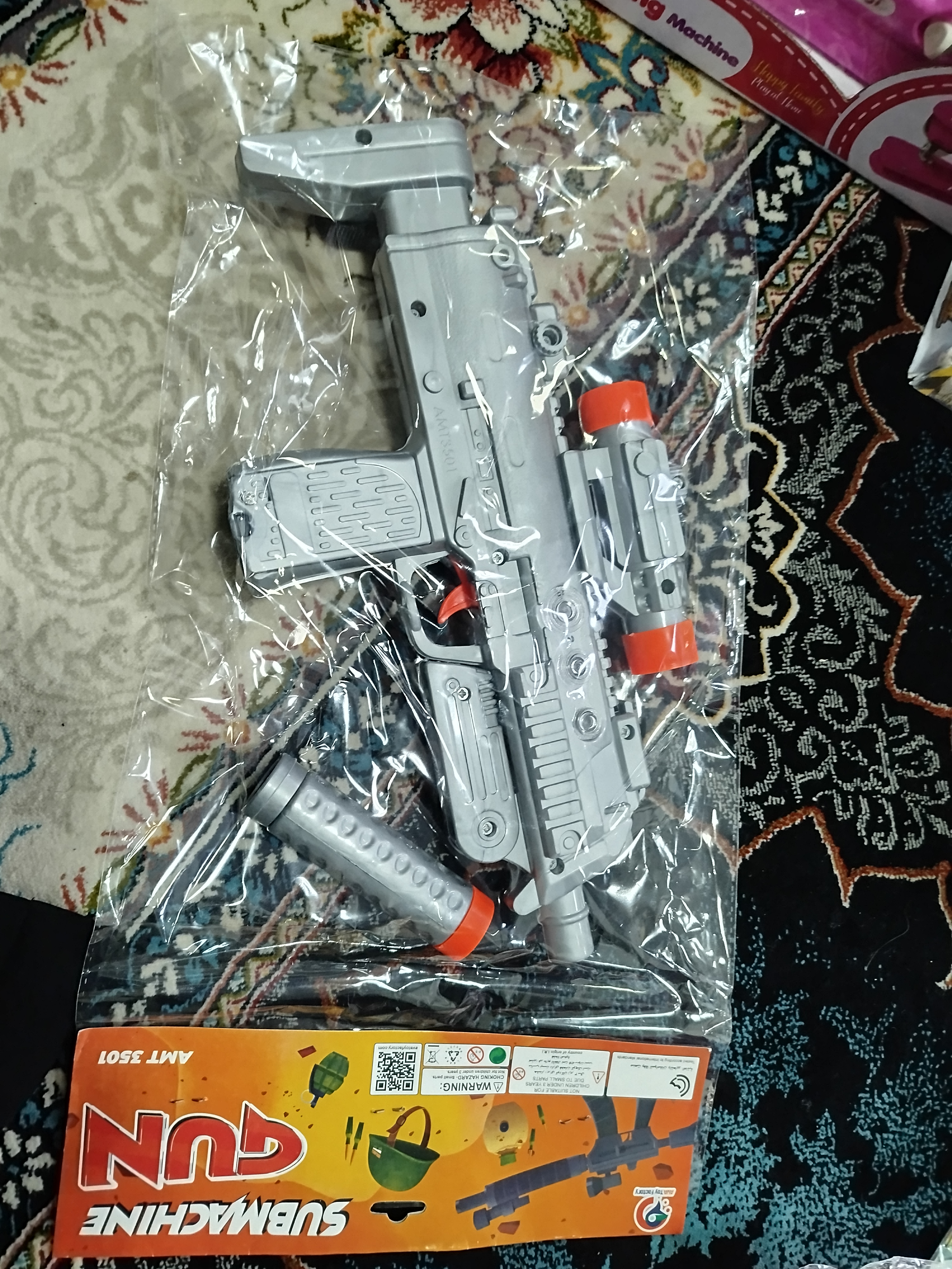 تفنگ یوزی باطری خور