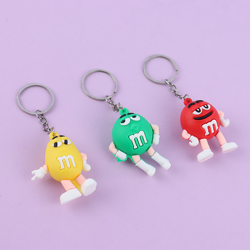 جاکلیدی سیلیکونی طرح M&M's