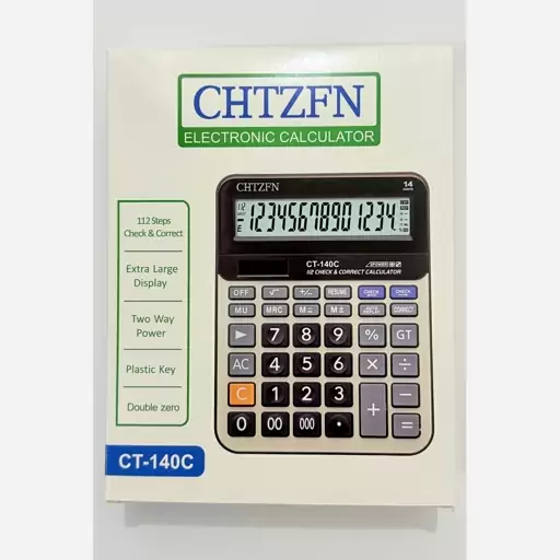 ماشین حساب الکترونیکی CHTZFN مدل CT-140C