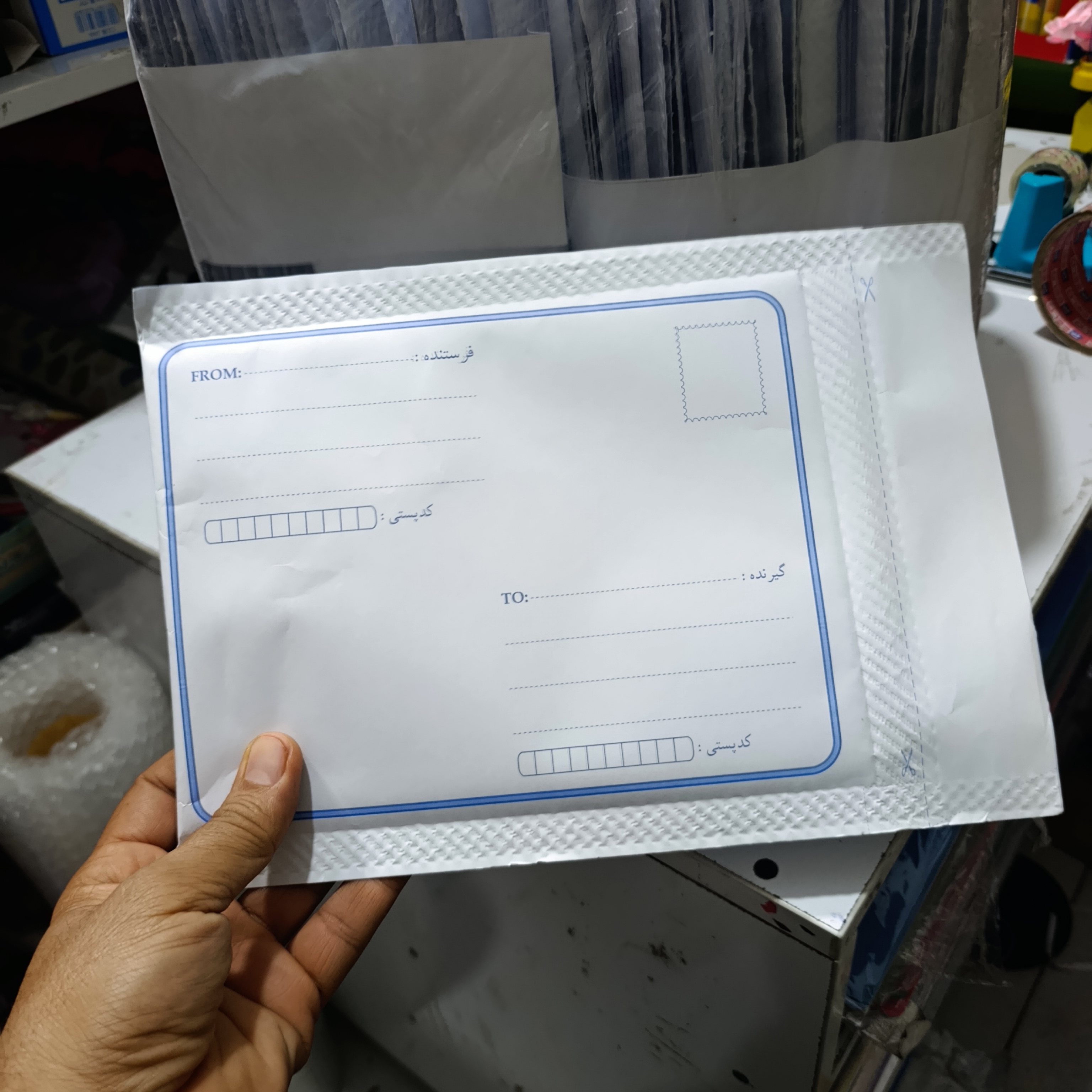 پاکت پستی حباب دار A5