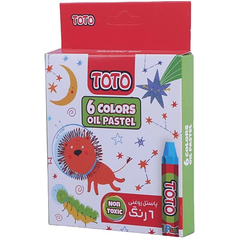 پاستل روغنی ۶ رنگ توتو TOTO 2135