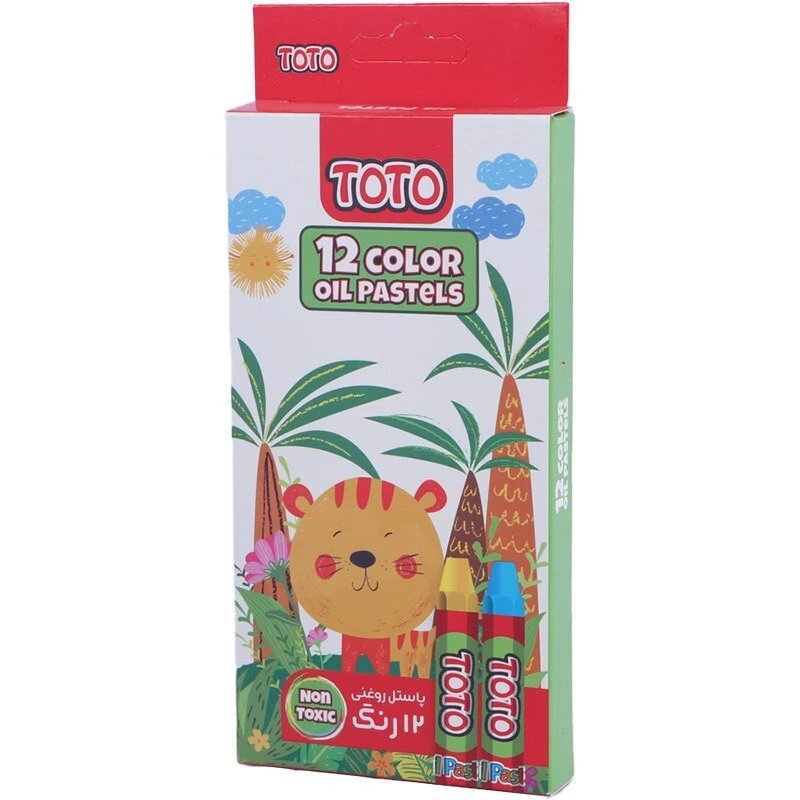 پاستل روغنی 12 رنگ توتو TOTO 2135