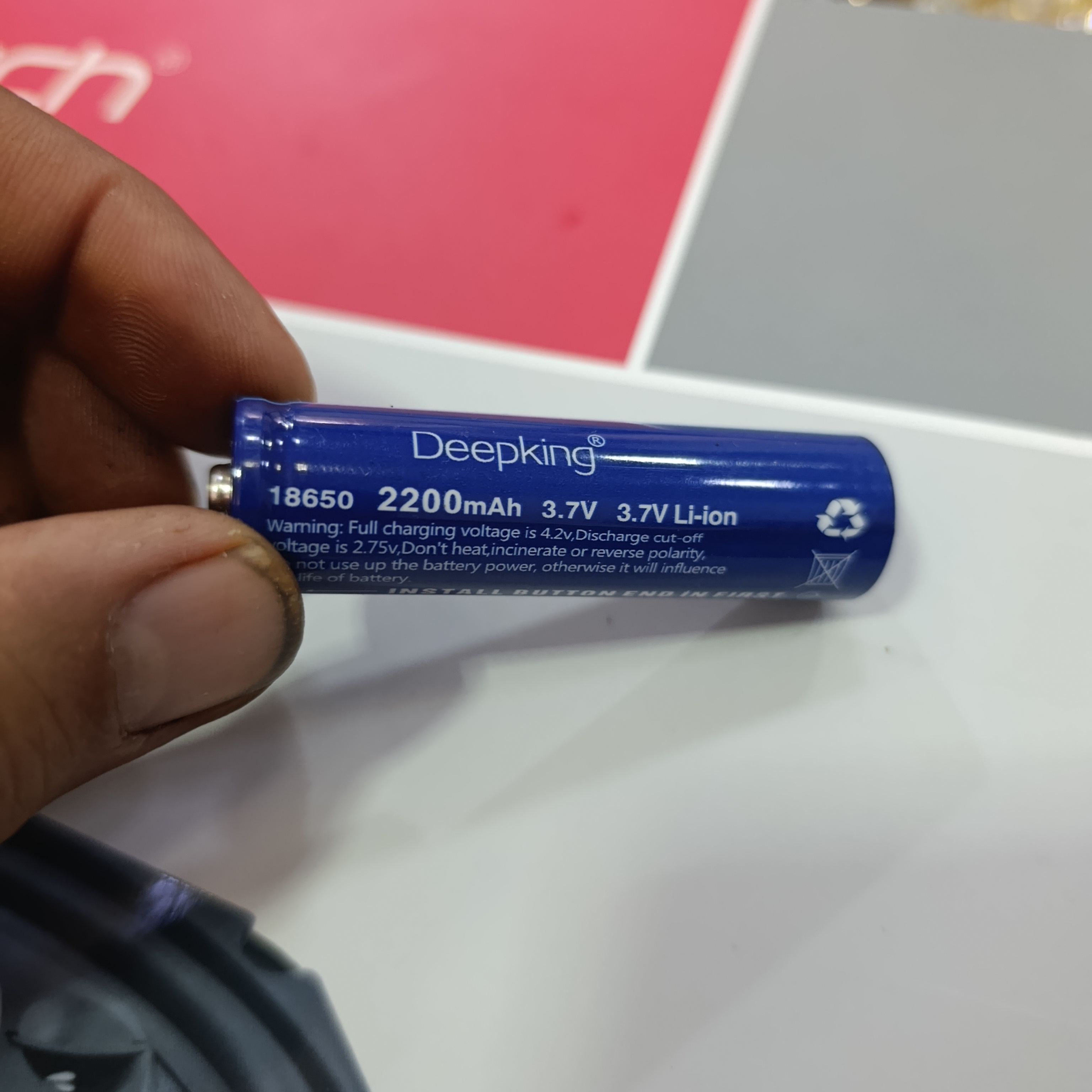 باتری لیتیومی قابل شارژ DeepKing 18650